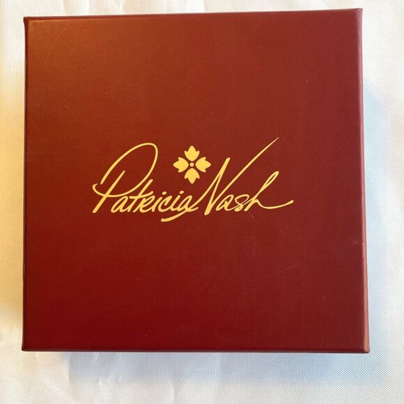 Patricia Nash Tooled Leather Kisslock Wallet RFID Blocking Cognac Brown NWT - Picture 3 of 11